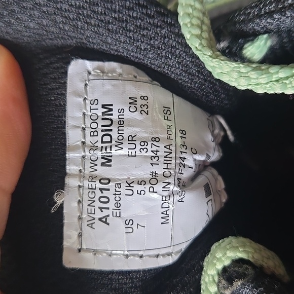 Avenger Electra Steel Toe Work Boots - Picture 6 of 7